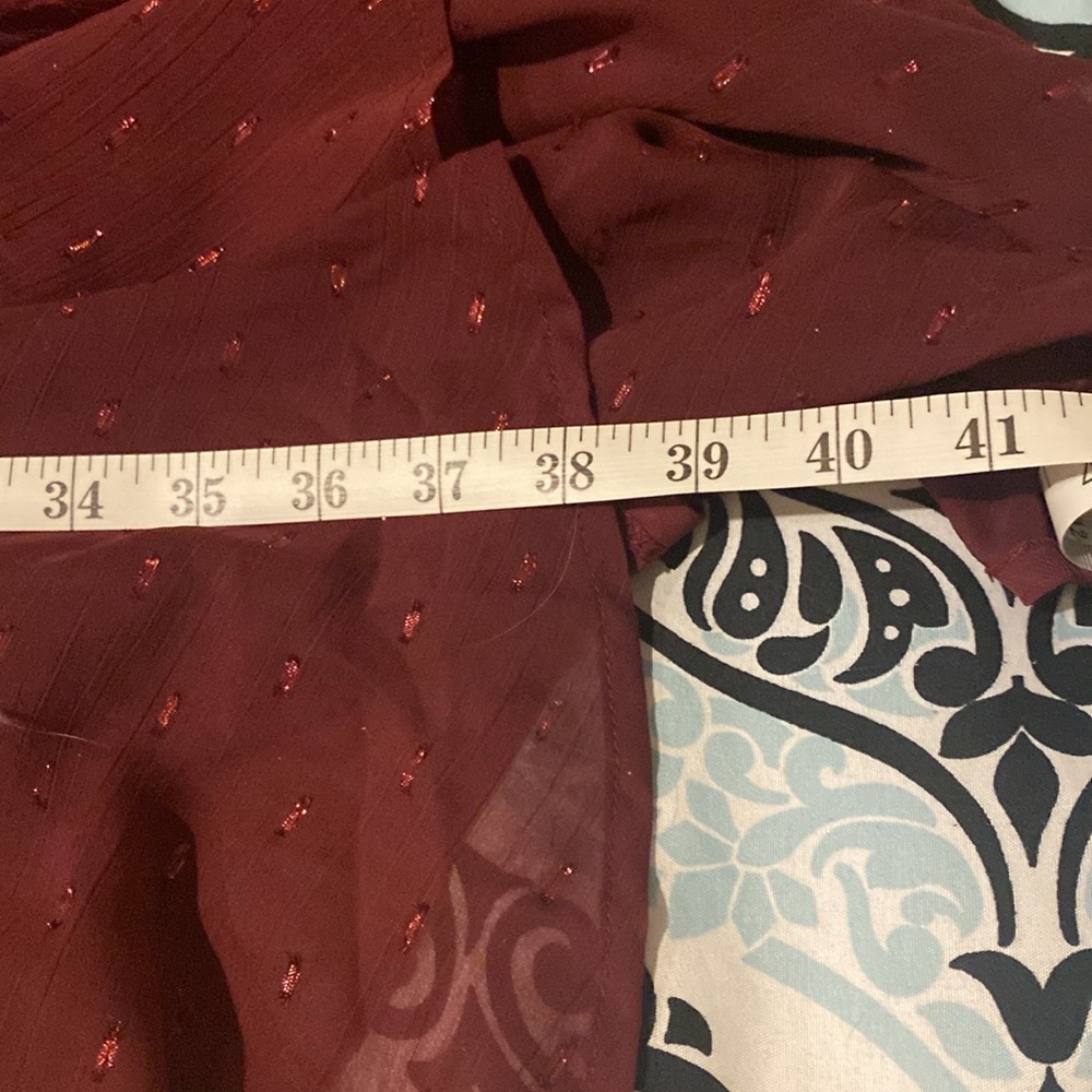 Express holiday sparkle wrap dress - Picture 12 of 12